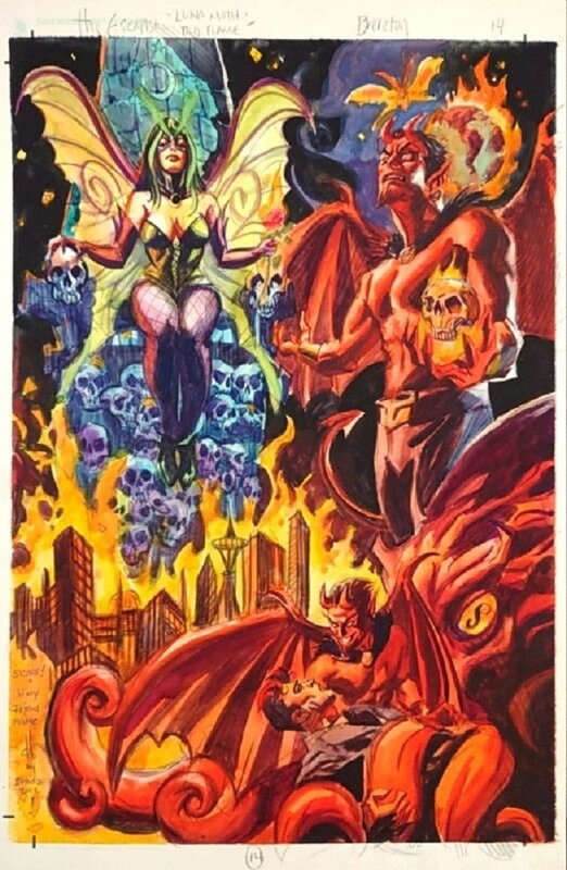 Dan Brereton, The Escapist: Luna Moth - Planche originale