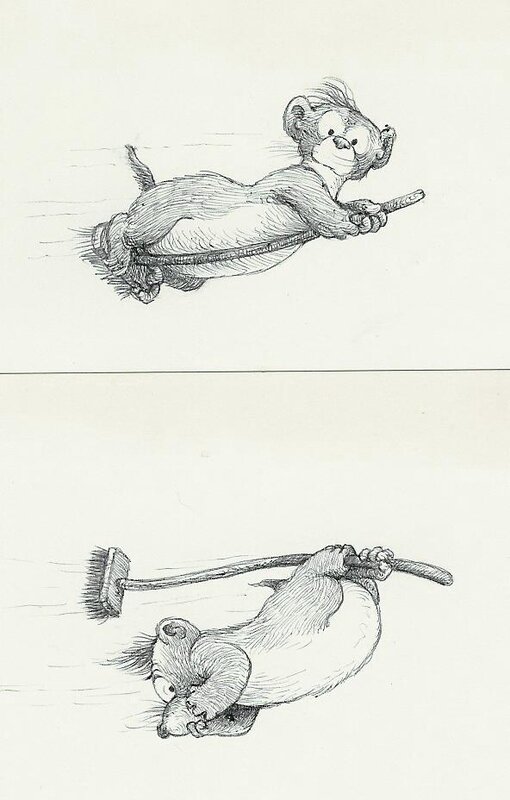 Jean Dulieu, Paulus de Boskabouter - Paulus en het Beest van Ploumanac - Illustration originale