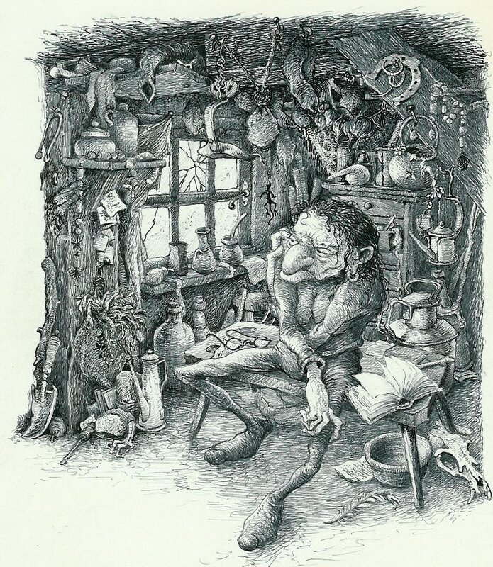 Jean Dulieu, Paulus de Boskabouter - Paulus en het Beest van Ploumanac - Illustration originale