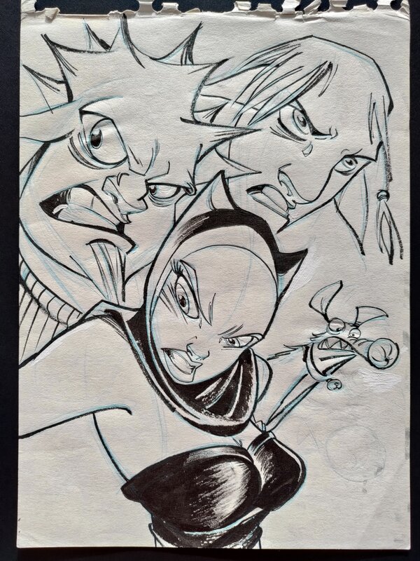 Nicolas Kéramidas, Dessin original Skydoll - Illustration originale
