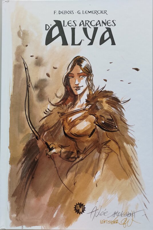 Gwendal Lemercier, Blank cover intégrale Les Arcanes d'Alya - Illustration originale