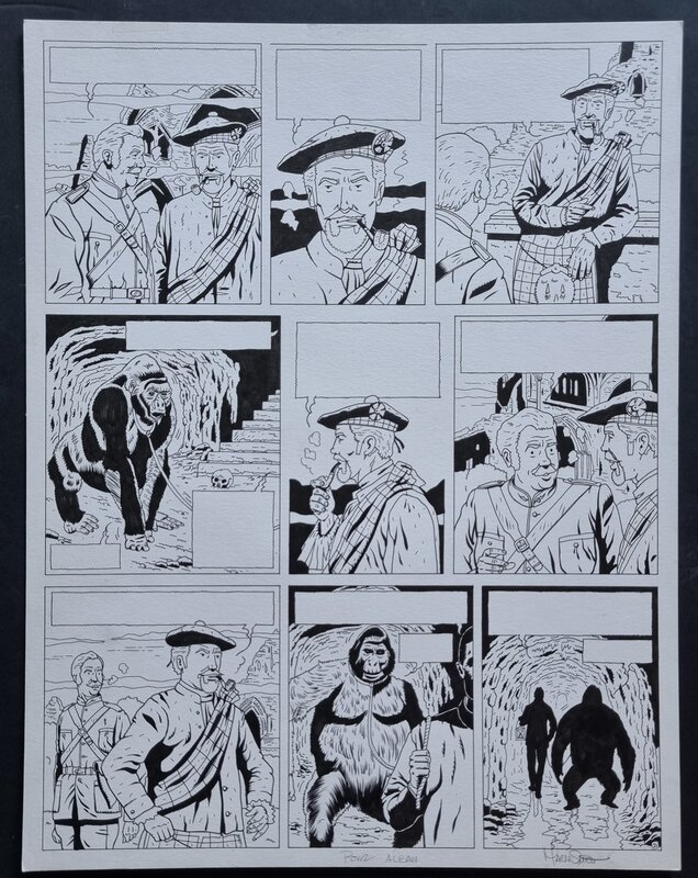 Frédéric Marniquet, Scott & Hasting - planche originale - Planche originale