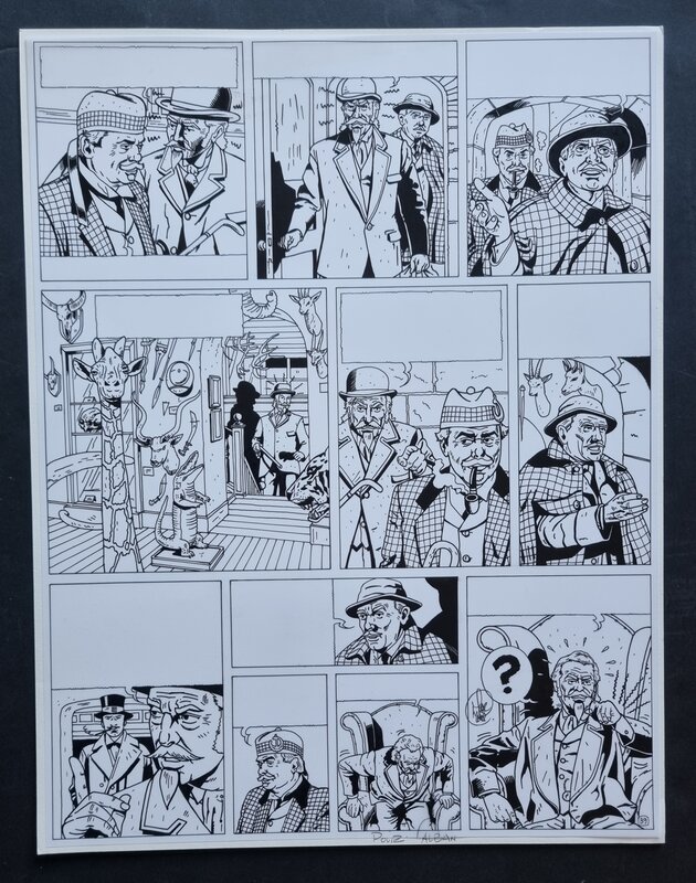 Frédéric Marniquet, Sean Mc Gregor (La malediction des massais) planche originale - Comic Strip
