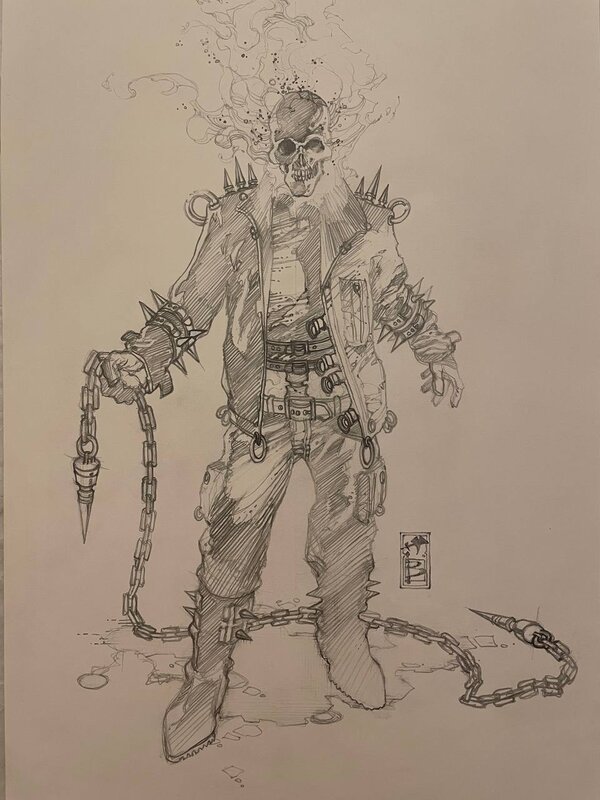 Ghost Rider par Simone Bianchi - Illustration originale