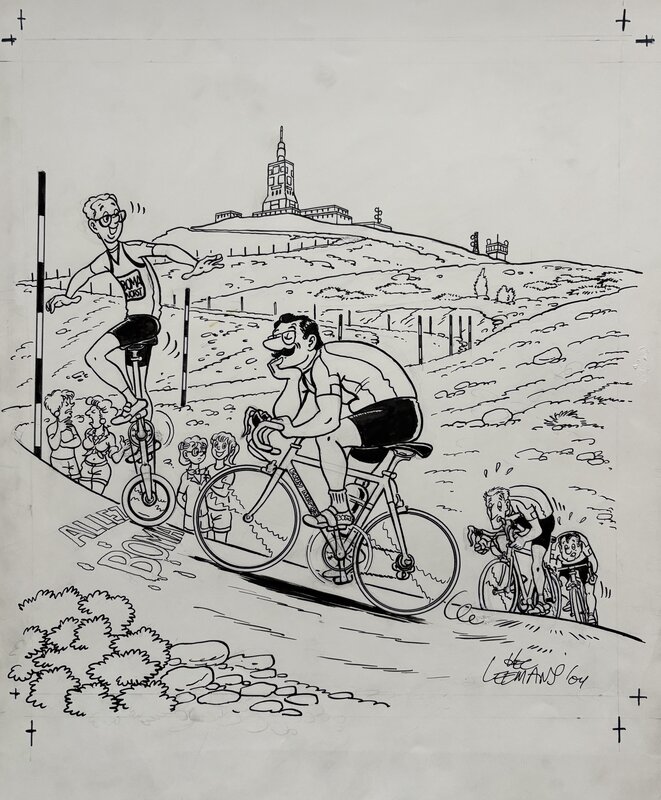 Hec Leemans Kampioenen op Wielen Cover - Comic Strip
