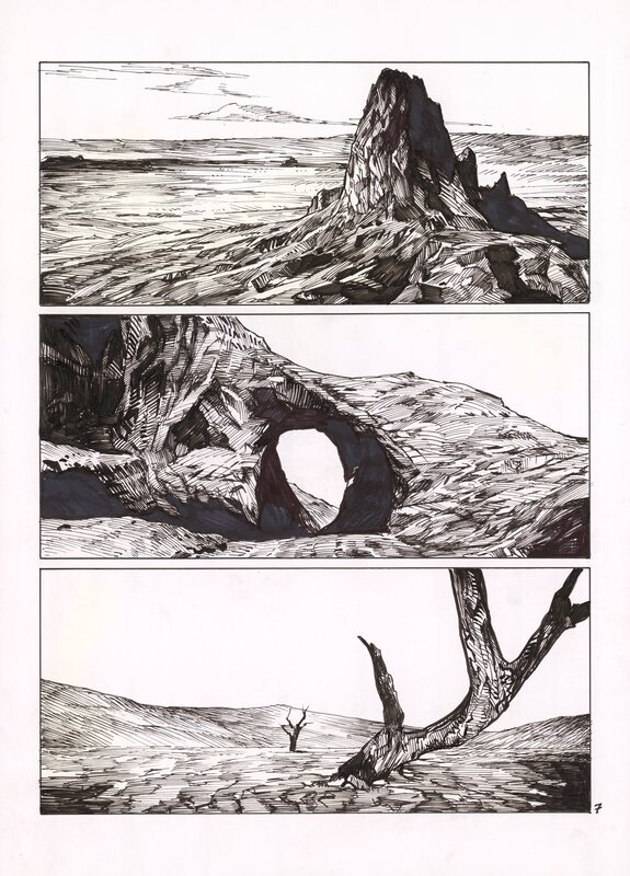 En vente - Inexistences par Christophe Bec - Planche originale