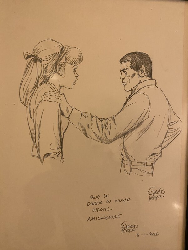 Gérald Forton, Dessin original de Bob Morane - Comic Strip