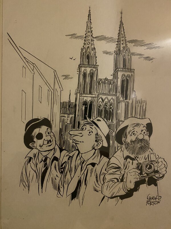 Gérald Forton, Dessin original Les Pieds Nickelés - Œuvre originale