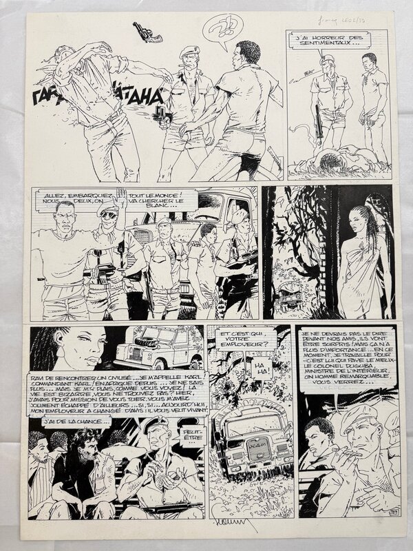 Léo TOMASINI by Philippe Francq - Comic Strip