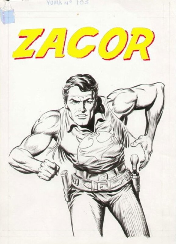 Zagor by Jean Frisano - Original Cover