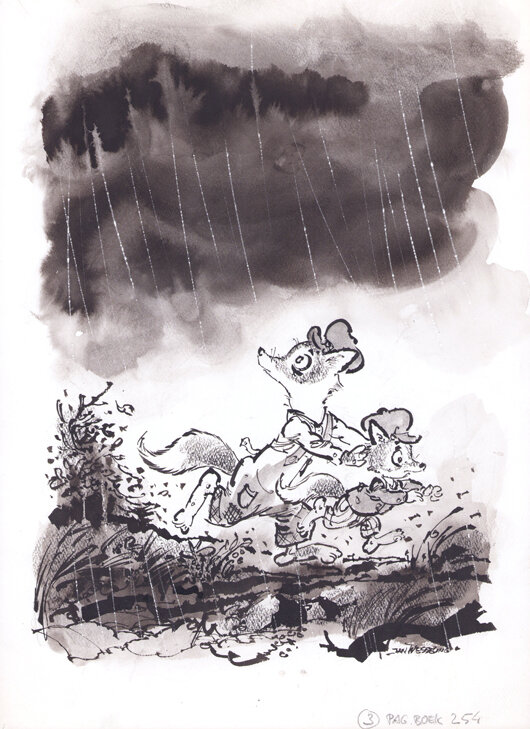 Jan Wesseling | 1976 | Valko Vos en zijn vrienden p063 - Illustration originale