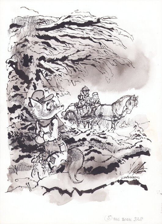 Jan Wesseling | 1976 | Valko Vos en zijn vrienden p131 - Illustration originale