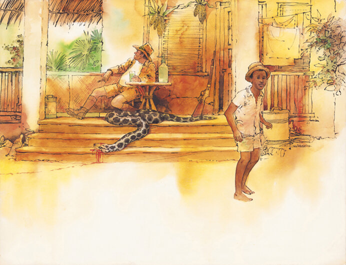 Jan Wesseling | 1987 | Donald Duck 47: Boy Hassan - Original Illustration