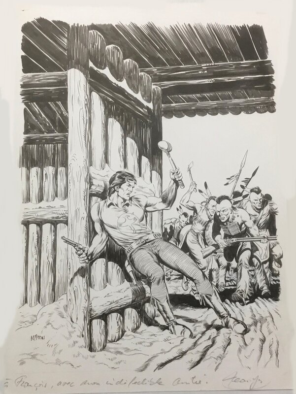 Zagor par Jean-Yves Mitton - Couverture originale