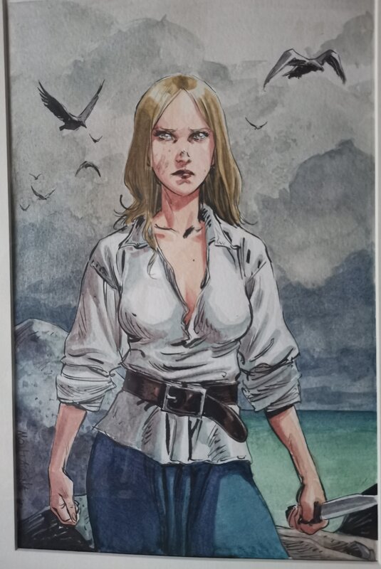 Lucretia Hans by Thimothée Montaigne - Original Illustration