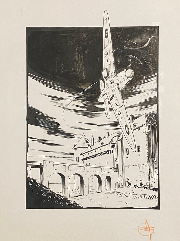 Stéphan Agosto, illustration originale, ex-libris pour l'album 