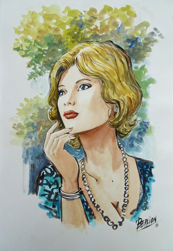 Agata by Olivier Berlion - Original Illustration