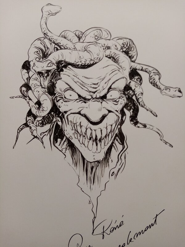 Murena, la gorgone by Philippe Delaby - Sketch