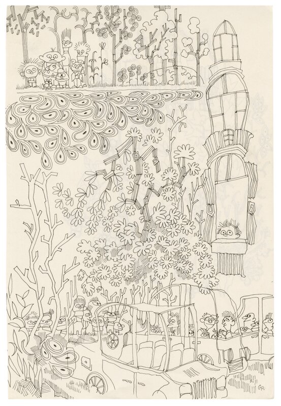 For sale - Gabrielle Piquet, Illustration de couverture de Filer la ligne - Original Illustration
