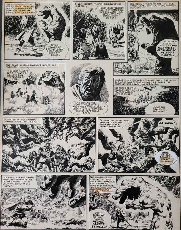 Karl the Viking par Don Lawrence - Planche originale