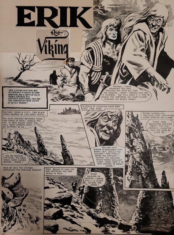 Karl the Viking par Don Lawrence - Planche originale