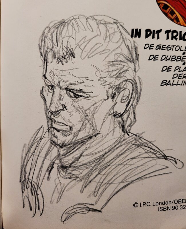 Don Lawrence, Trigo Trigian Empire Dedicace - Sketch