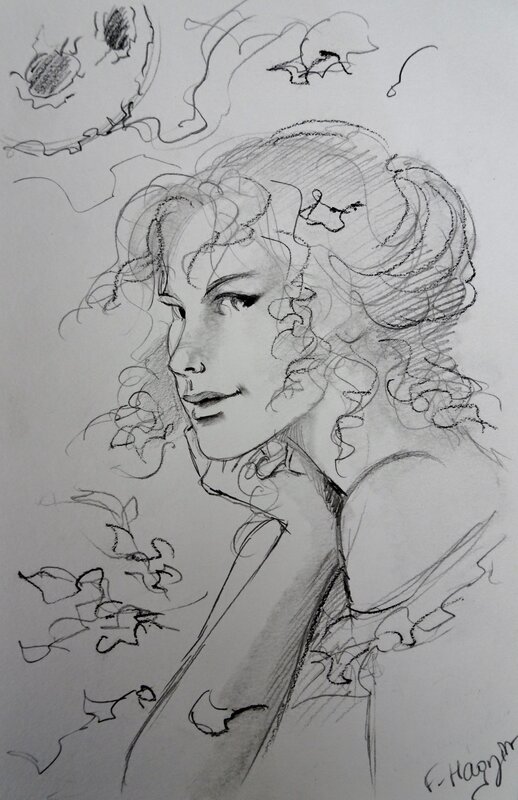 Blanche by Florence Magnin - Original art