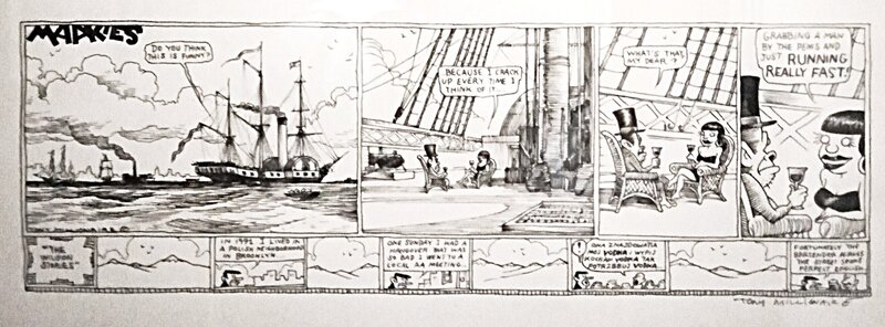 Maakies par Tony Millionaire - Planche originale