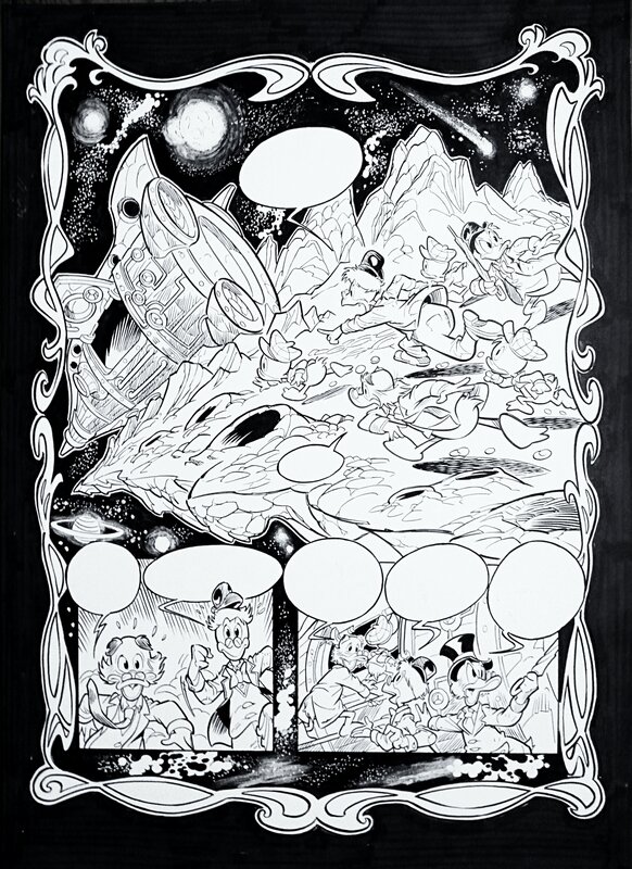 Viaggio nella luna par Alessandro Pastrovicchio, Bruno Enna - Planche originale