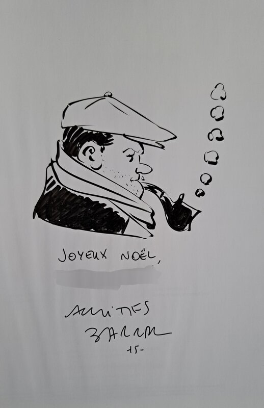 Nestor Burma par Nicolas Barral, Jacques Tardi, Léo Malet - Dédicace