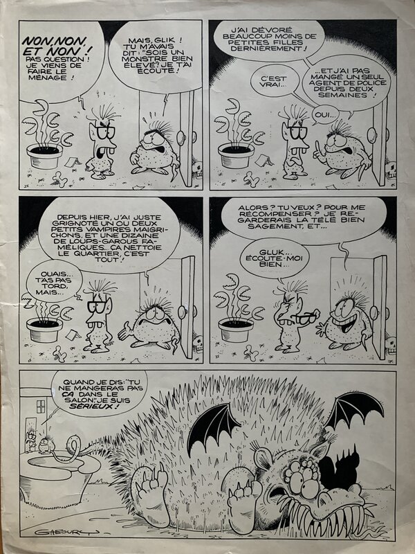 Glik et Gluk by Serge Gaboury - Comic Strip