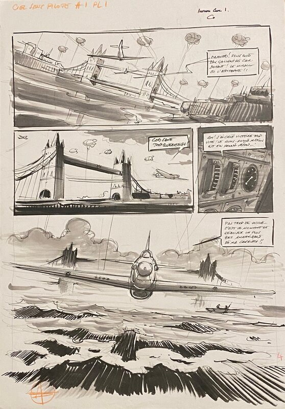 Stéphan Agosto, planche originale de story-board, 