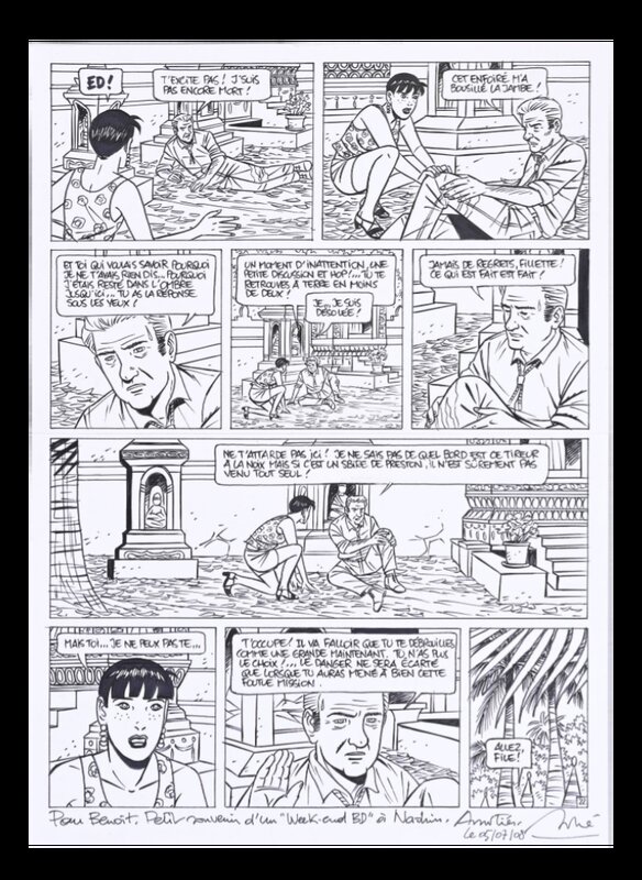 Caroline Baldwin T8 par André Taymans - Planche originale
