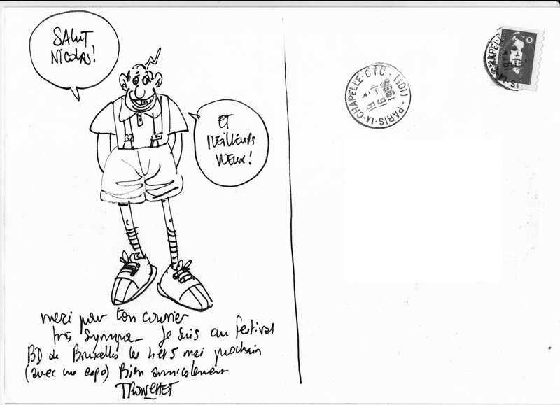 Jean-Claude Tergal by Tronchet - Sketch