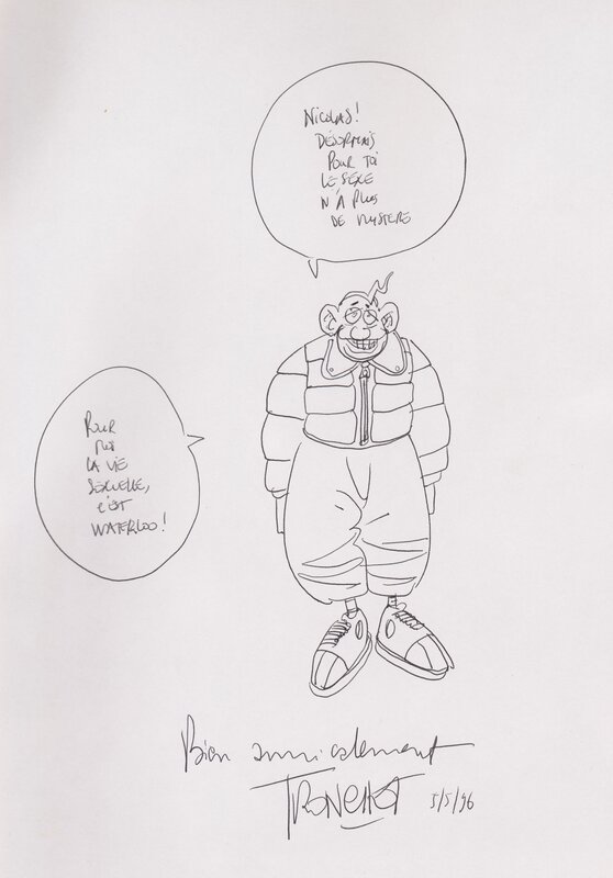 Jean-Claude Tergal by Tronchet - Sketch