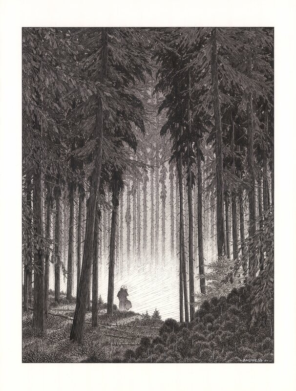 Andreas - Rork - Forêt - Planche originale