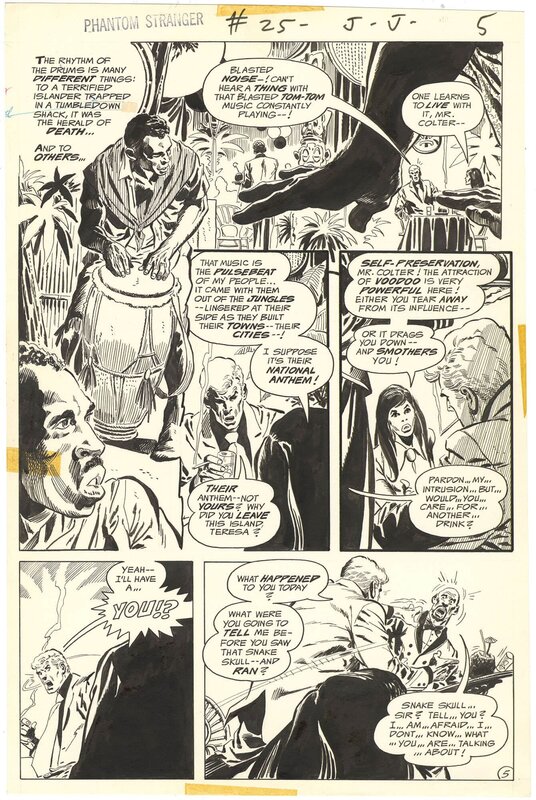 For sale - Jim Aparo, Phantom Stranger #25 p5 - Comic Strip