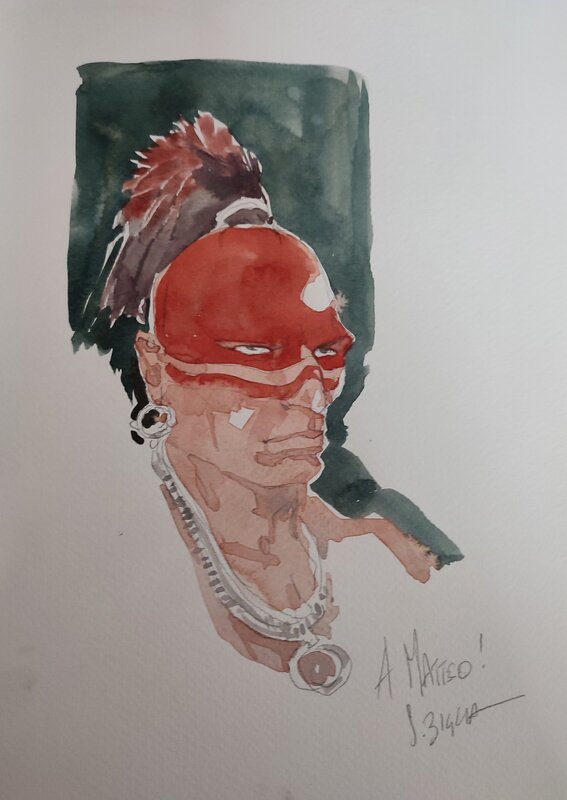 Last mohican par Stefano Biglia - Dédicace