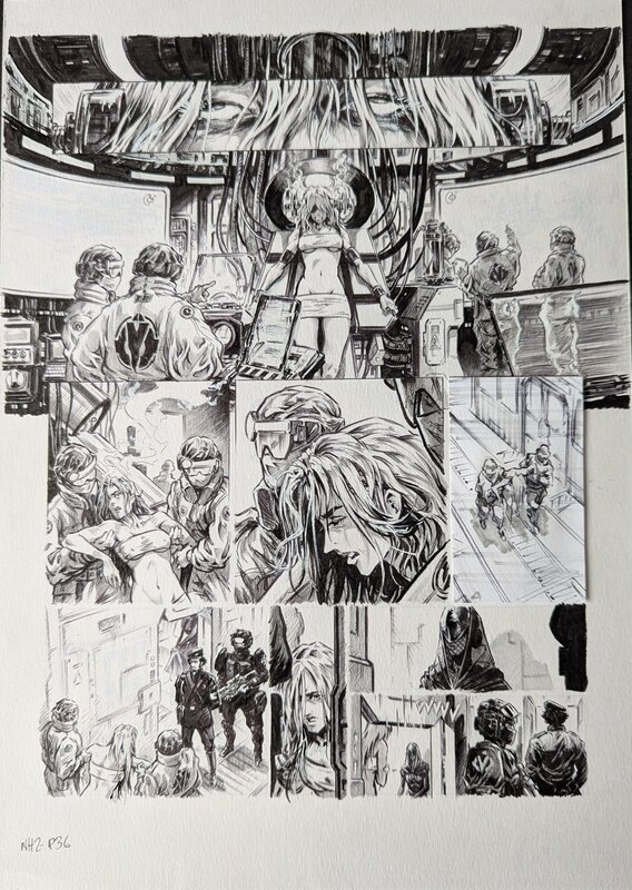 Benjamin Blasco-Martinez, Noir horizon tome 2 page 36 - Planche originale