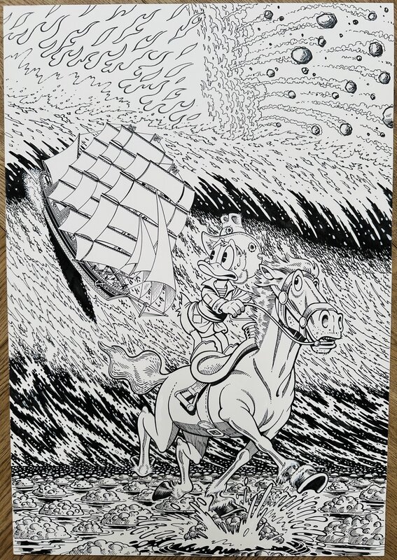 Don Rosa - Scrooge McDuck - 1999 - Cowboy Captain of the Cutty Sark - Cover - Couverture originale