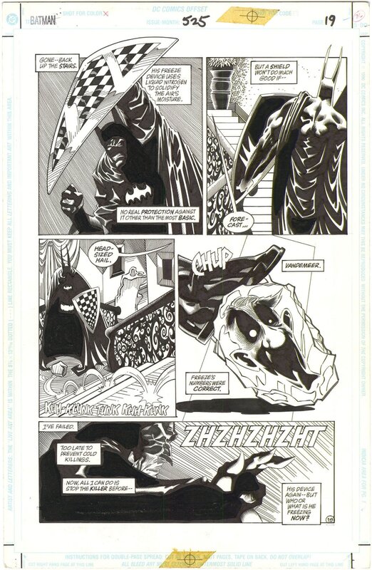 En vente - Batman #525 p19 par Kelley Jones, John Beatty - Planche originale