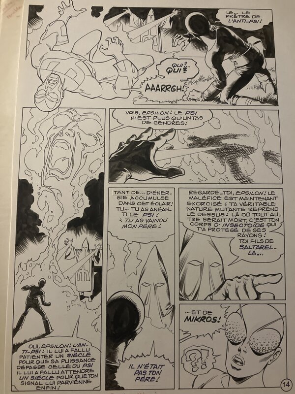 Jean-Yves Mitton, Epsilon est donc le fils de mikros ! - Comic Strip
