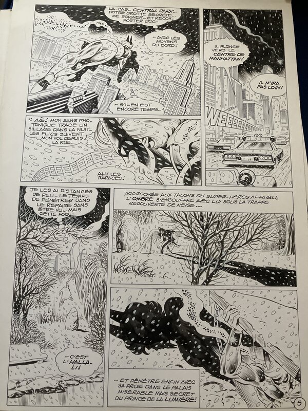 Photonik contre l’ombre par jean yves mitton - Planche originale