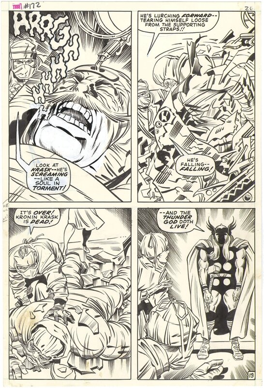 For sale - Jack Kirby, Bill Everett, Thor #172 p.19 (Kirby) - Comic Strip