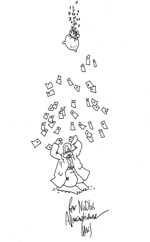 Lapinot by Lewis Trondheim - Sketch