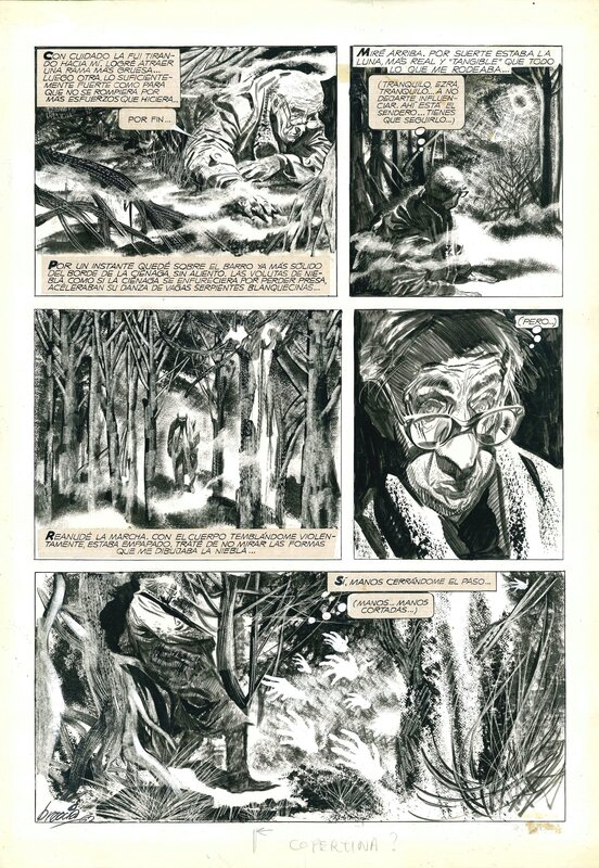Alberto Breccia, Mort Cinder - Los ojos de plomo - Comic Strip