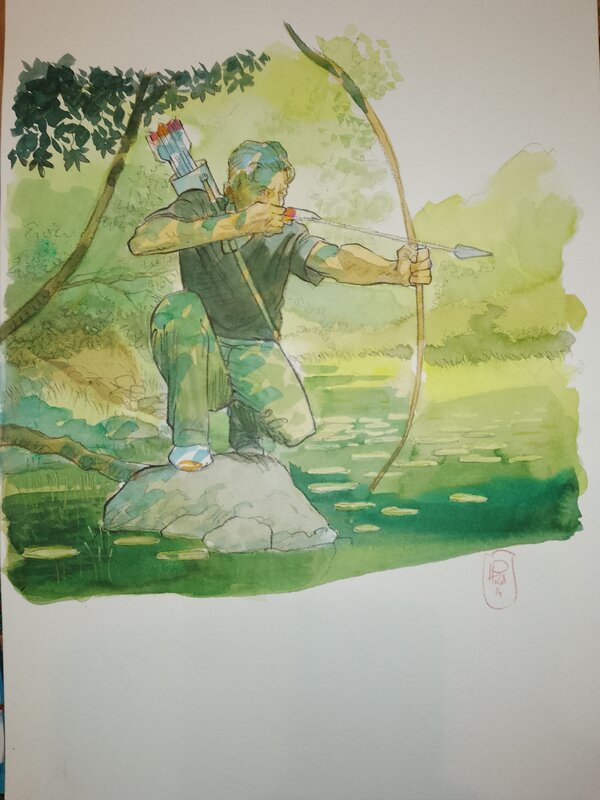 Laurent Hirn, Le pouvoir des innocents - Original Illustration
