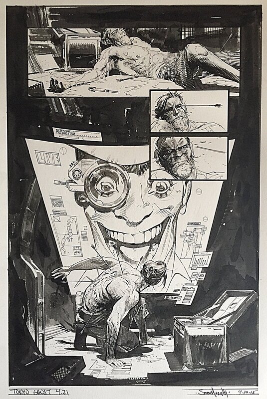 Sean Gordon Murphy, Image Comics, Tokyo Ghost #4, page 21, 2015. - Comic Strip