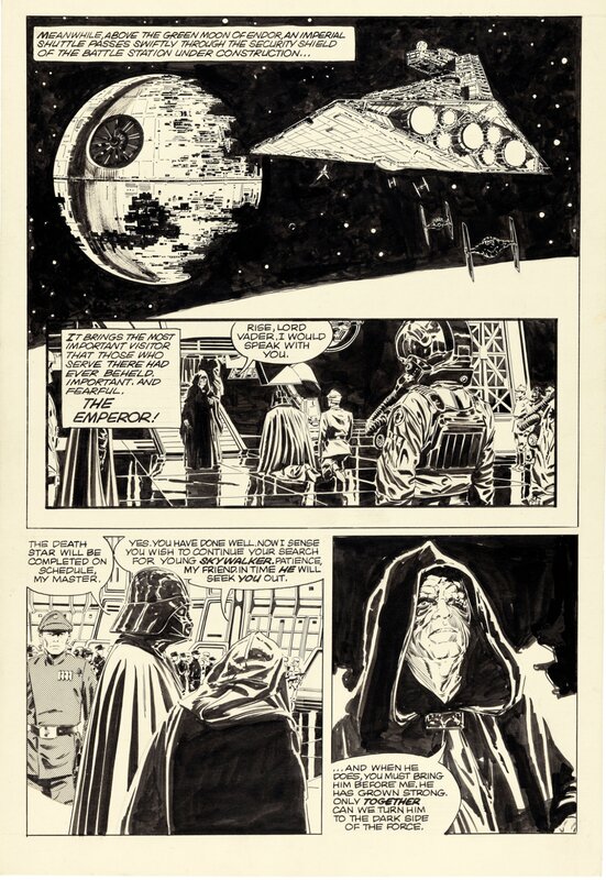 Al Williamson, Tom Palmer, Carlos Garzón, Star Wars - The Return Of The Jedi - Al Williamson - Planche originale
