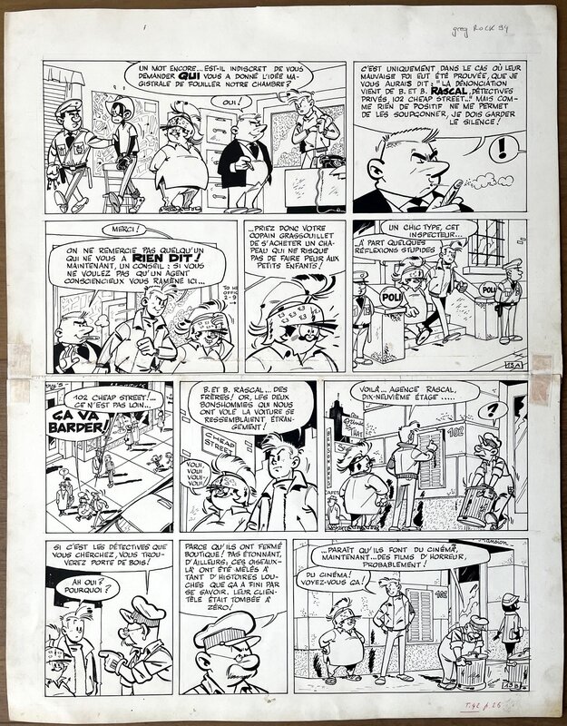 Greg, Rock Derby - Une Étoile a disparu - pl 13 - Comic Strip